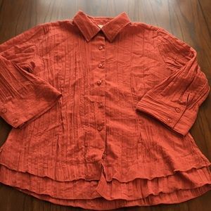 Christopher & Banks wrinkle shirt